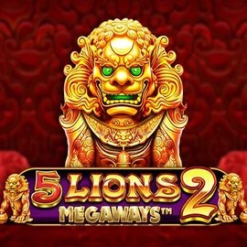 5 Lions Megaways 2 game by Pragmatic Play – logo hosted on Leon Casino