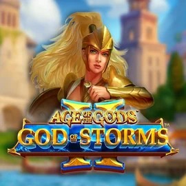 Age Of The Gods: God Of Storms 2 logo by Playtech at Leon Casino