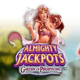 Almighty Jackpots: Garden of Persephone casino game by Novomatic – featured logo at Leon Casino