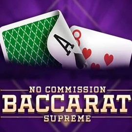 Baccarat Supreme slot logo by OneTouch Games at Leon Casino