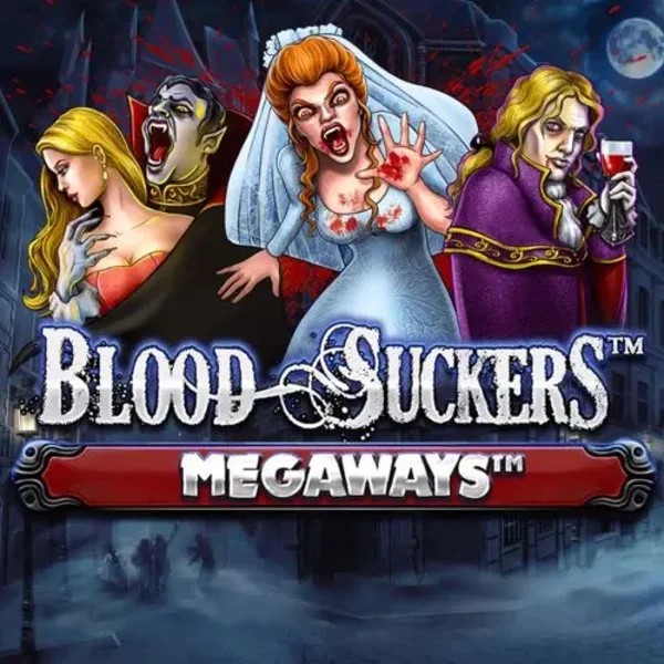 Blood Suckers Megaways slot logo by Red Tiger Gaming at Leon Casino