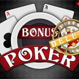 Try Bonus Poker Deluxe - 3 Hands slot by RTG (Reel Time Gaming) on leon-casino.org – logo image