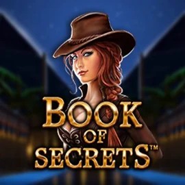 Book of Secrets slot logo by SYNOT Games at Leon Casino