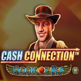 Cash Connection Book Of Ra by Novomatic, showcased at leon-casino.org – game logo