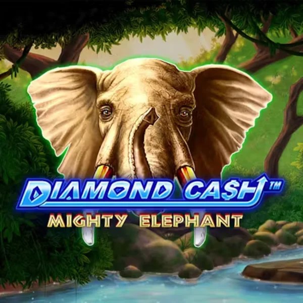 Diamond Cash Mighty Elephant slot logo by Greentube at Leon Casino