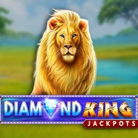 Jackpots logo of Diamond King Jackpots from SpinPlay Games at Leon Casino