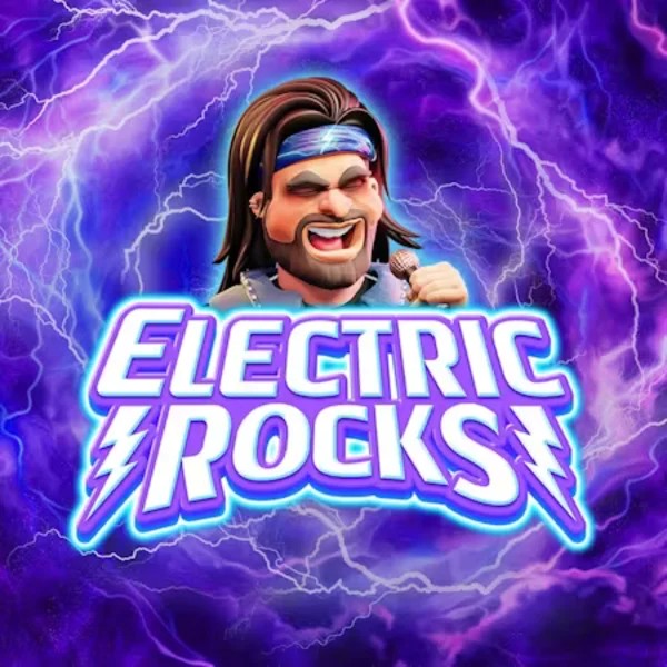 Electric Rocks logo – Slots by Inspired Gaming at Leon Casino