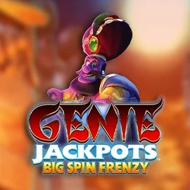 Genie Jackpots: Big Spin Frenzy by Blueprint Gaming, showcased at leon-casino.org – game logo