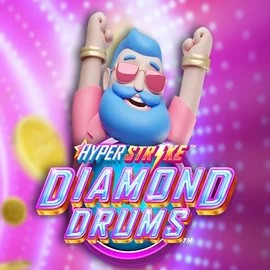 Hyper Strike Diamond Drums logo by Gameburger Studios Leon Casino