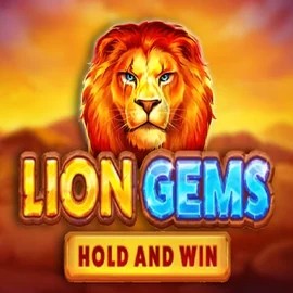 Lion Gems Hold and Win by Playson, showcased at leon-casino.org – game logo