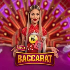 Mega Baccarat logo by Pragmatic Play Leon Casino