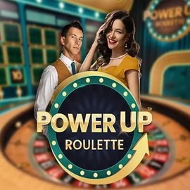 PowerUP Roulette game by Pragmatic Play – logo hosted on Leon Casino