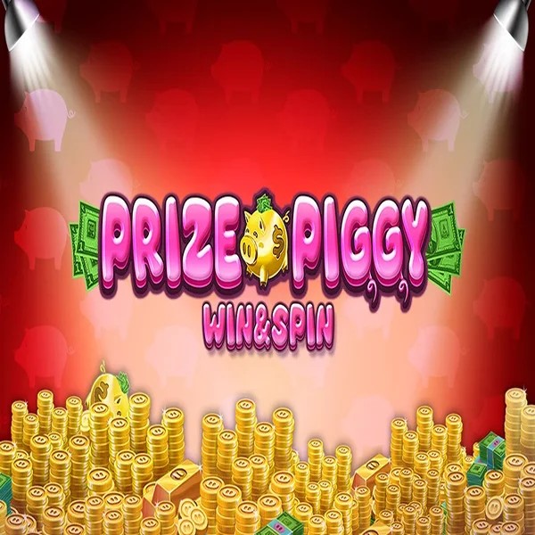 Prize Piggy Win & Spin slot logo by Inspired Gaming at Leon Casino