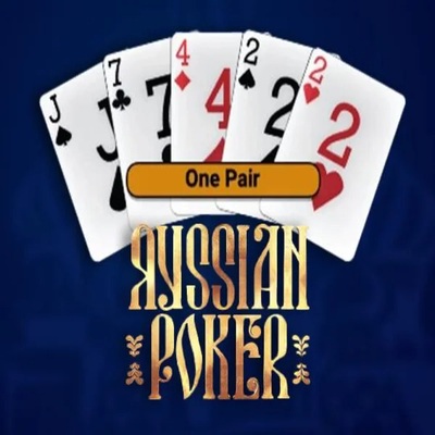 Russian Poker slot icon by OneTouch Games, available at Leon Casino