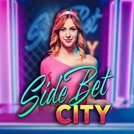 Side Bet City slot logo by Evolution at Leon Casino