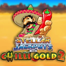Stellar Jackpots with Chilli Gold x2 logo by Lightning Box Game Leon Casino
