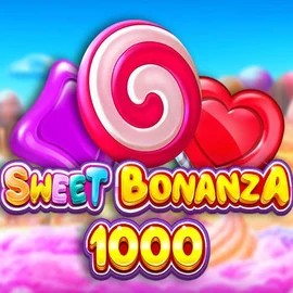 Sweet Bonanza 1000 slot logo by Pragmatic Play at Leon Casino