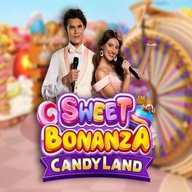 Sweet Bonanza Candy Land Live online game logo by Pragmatic Play on leon-casino.org