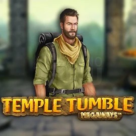 Slots logo of Temple Tumble Megaways from Relax Gaming at Leon Casino