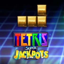 Tetris Super Jackpots slot visual from WMS available on leon-casino.org