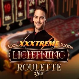 Live Casino logo of XXXtreme Lightning Roulette from Evolution at Leon Casino